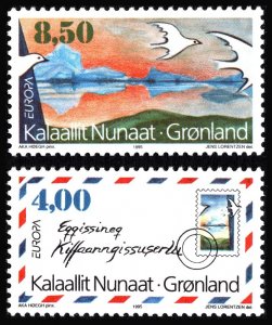 1995 Greenland 262-263 Europa Cept 6,00 €