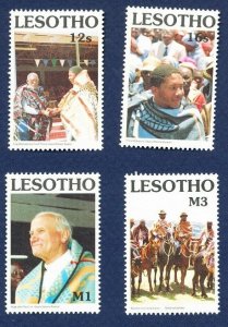 1990 Lesotho 847-850 King Moshoeshoe 5,00 €