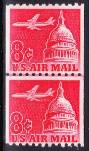 MOstamps - US Scott #C65a Mint OG NH Coil Line Pair - Lot # DS-7039