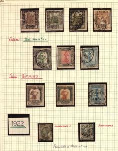 LIBIA LOT LIBYA ITALY COLONIES VERY NICE STAMP COLLECTION WITH VARIETIES $$