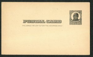 Unused US Postal Card McKinley 1c J Brockie Co Newark NJ Truck Covers Advertisin