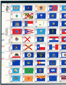 1633-1682 State Flags, MNH sheet/50 LL (#36788+)