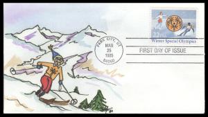 #2142 Winter Special Olympics Fox FDC