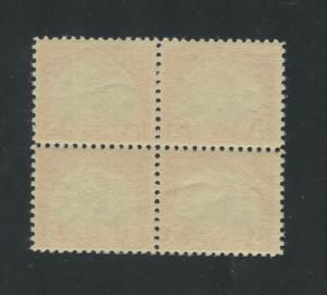 1923 US Postage Stamp #573a Mint Never Hinged Very Fine Center Line Block of 4