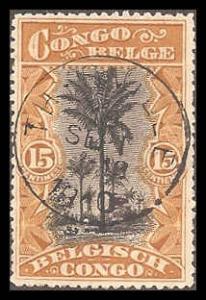Belgian Congo 47 Used VF