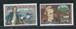 Norfolk Island 240-1 1978 Capt. Cook set MNH