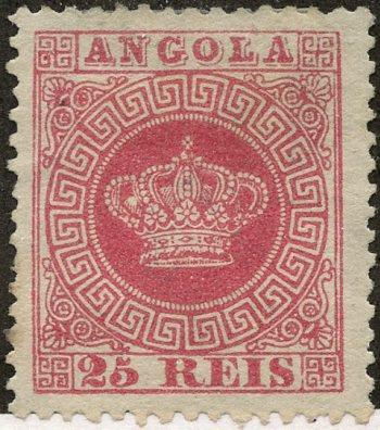 Angola, Scott #4, Unused, Hinged