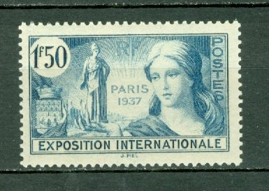 FRANCE 1937 PORTRAIT #324 MNH...$4.00