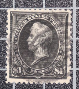 Scott 261a $1.00 Perry Used Nice Stamp PF Cert SCV - $800.00