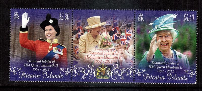 Diamond Jubilee  2012...Pitcarin..with label...mnh