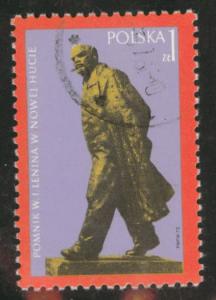 Poland Scott 1969 Used CTO 1973 Lenin Flavor caneled stamp