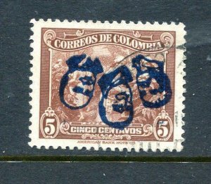 Colombia 1945 Sc 522 variety Stalin Churchill Roosevelt Inverted Overprint 10429