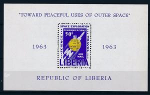 [64247] Liberia 1963 Space Travel Weltraum Airmail Souvenir Sheet MNH