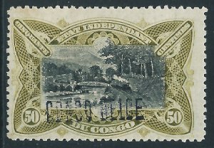 Belgian Congo, Sc #36a, 50c MH