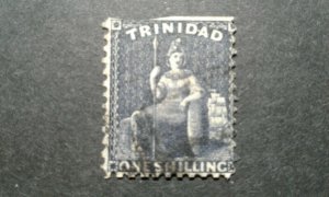 Trinidad #42 used perf 11.5 trimmed e206 10095