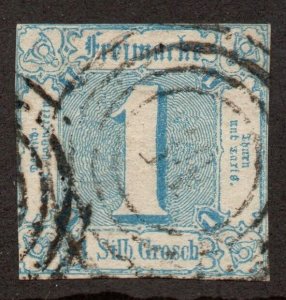 Germany - Thurn & Taxis (1859) - Scott # 10,   Used