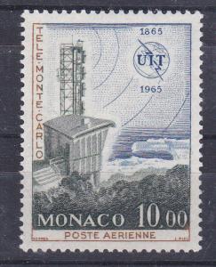 Monaco C66 MNH 1965 ITU Issue