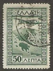 Greece C15, used.  1933 (G33)