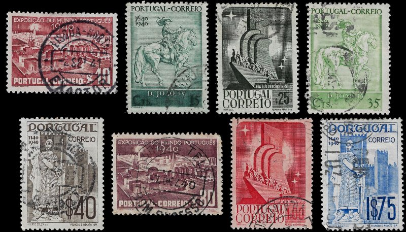 Portugal 1940 Sc 587-94 U vf complete set