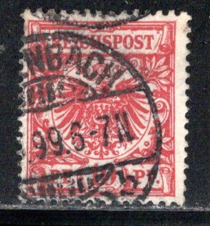 Germany Reich Scott # 48d, used, experts h/s, Mi 47e