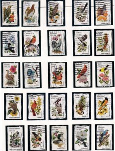 USA 1982 - State Birds & Flowers Used set   set # 1953-2002