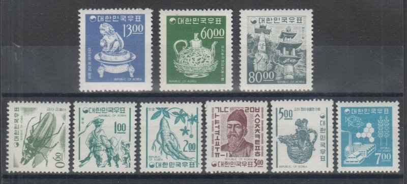 Korea Sc 516-525 MNH. 1966 Pictorials, complete set, VF