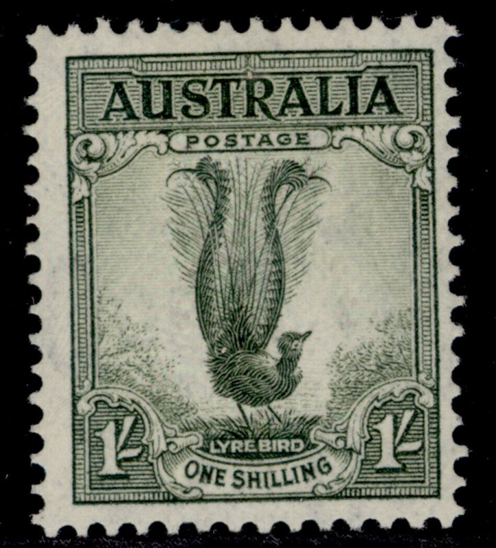 AUSTRALIA GVI SG174, 1s grey-green, LH MINT. Cat £50.