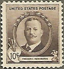 United States #888 10c Frederic Remington MNG (1940)