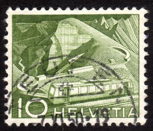 1949, Switzerland 10c, Used, Sc 330