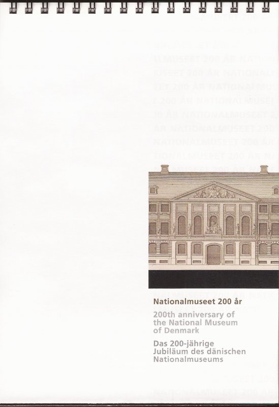 2007 Denmark - Sc1380-3 - MNH VF - Prestige Booklet - National Museum 200th