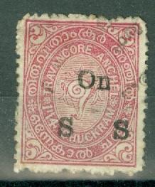 India - Travancore - Scott O42