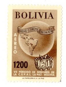 BOLIVIA C198 MH SCV $2.50 BIN $1.00