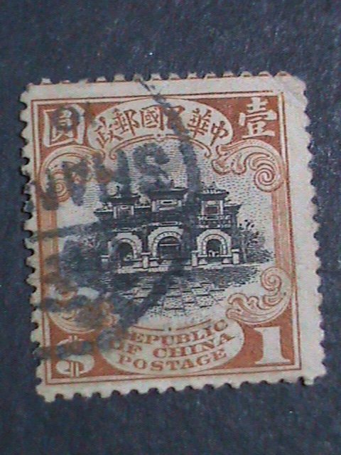 ​CHINA-1913 SC#217- OVER 109 YEARS OLD-HALL OF GATEWAY- USED VERY FINE