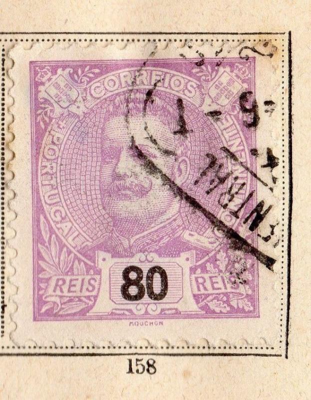 Portugal 1895 Early Issue Fine Used 80r. 095029