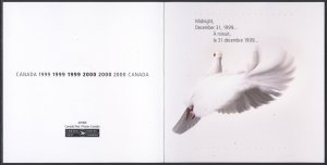 Canada 1999 Sc N/A Souvenir Card to Record Memories From Millennium Keepsake MNH
