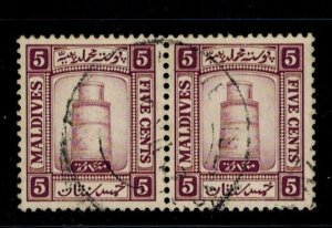 Maldive Islands 13 used Pair Superb