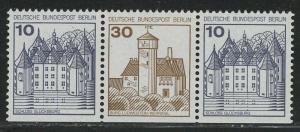 Germany Berlin Scott # 9N391 (2), 9N394, mint nh, se-tenant, Mi # W70