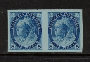 Canada #79a Very Fine Never Hinged Imperf Pair **With Certificate**