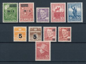 Denmark 1955 Complete Year Set  MNH