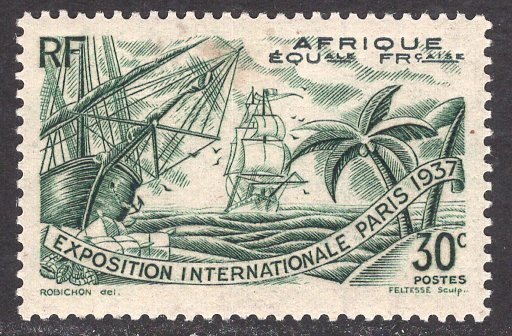 FRENCH EQUATORIAL AFRICA SCOTT 28