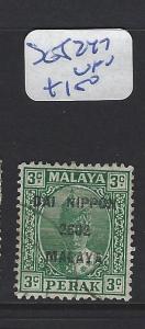 MALAYA JAPANESE OCCUPATION PERAK  (P0108B)  3C DN SG J247  VFU