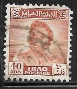 Iraq 123: 40f King Faisal II (1935-1958), used, F-VF