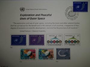 Set of United Nations Exploration and Peaceful uses of outer space