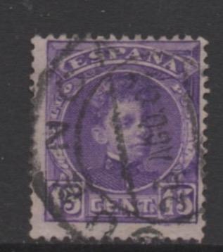 Spain  Scott#  277  used  single