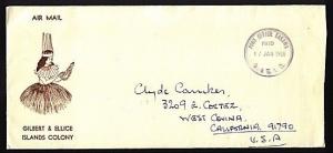 GILBERT & ELLICE Is 1968 POST OFFICE TARAWA PAID cds.......................95582