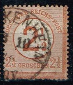 Germany 1874,Sc.#27 used Large figures over central eagle
