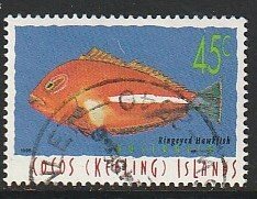 1996 Cocos Islands - Sc 307 - used VF - 1 single - Fish