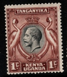 KENYA, UGANDA & TANGANYIKA SG110 1935 1c BLACK & RED-BROWN MTD MINT