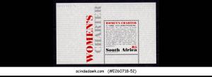 SOUTH AFRICA - 2015 WOMEN'S CHARTER MINIATURE SHEET MNH