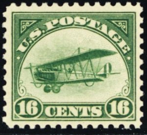 C2, Mint VF NH 16¢ - Second Airmail Stamp ** Stuart Katz